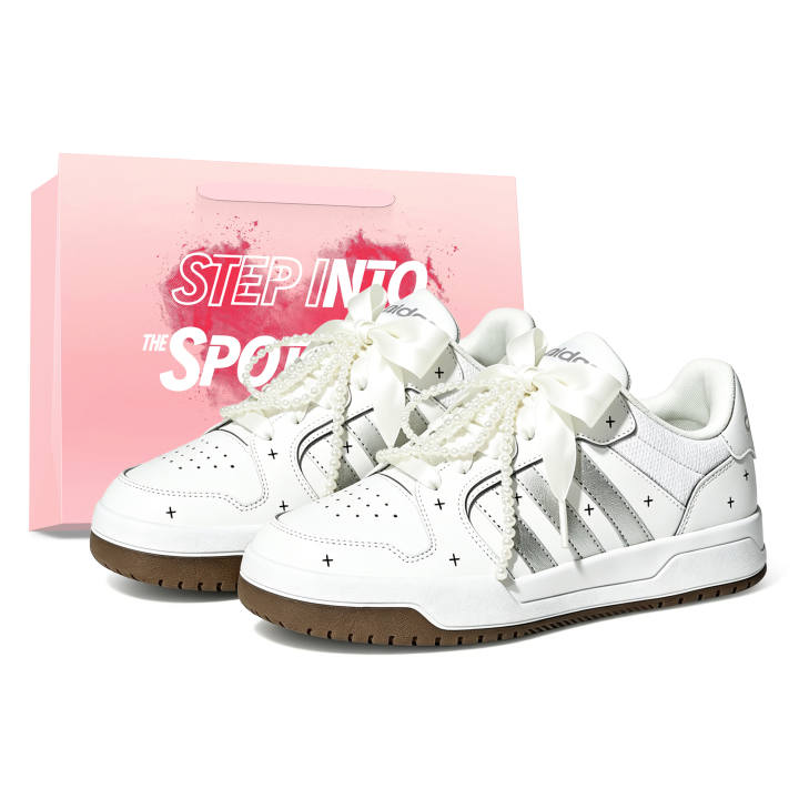 Adidas Adidas ENTRAP Skateboard Shoes Women's Low Top White/Black