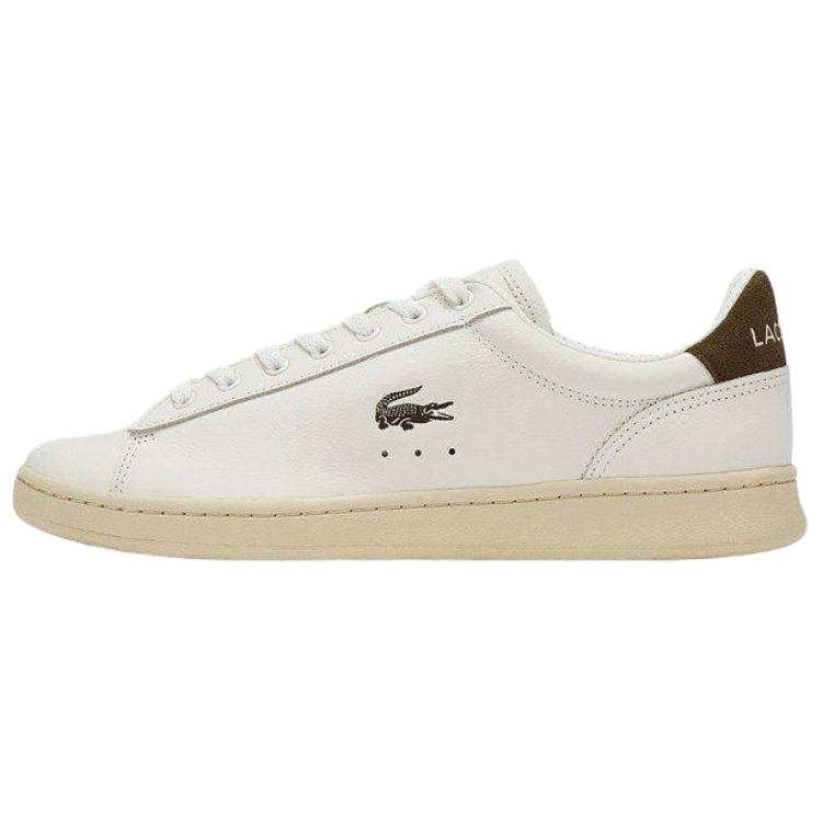 LACOSTE Carnaby Set Skateboard Shoes Men's Ecru/Dark Brown