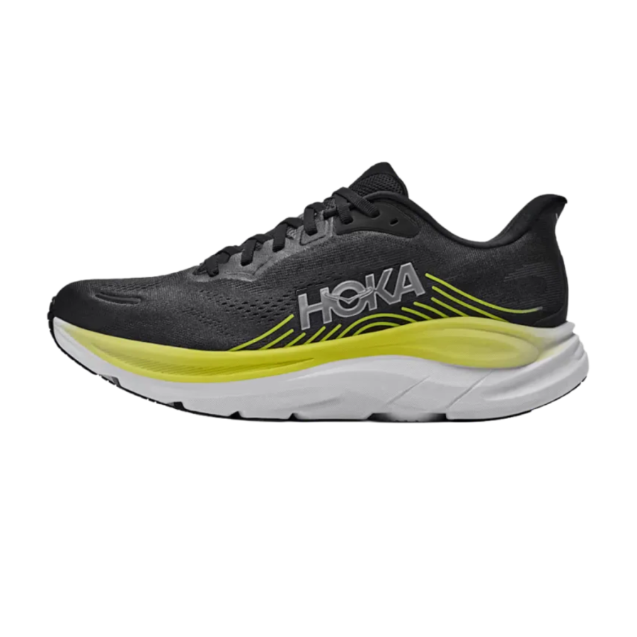 HOKA ONE ONE CLIFTON 11 Running Shoes Men's Low Top Black/Cosmic Gray