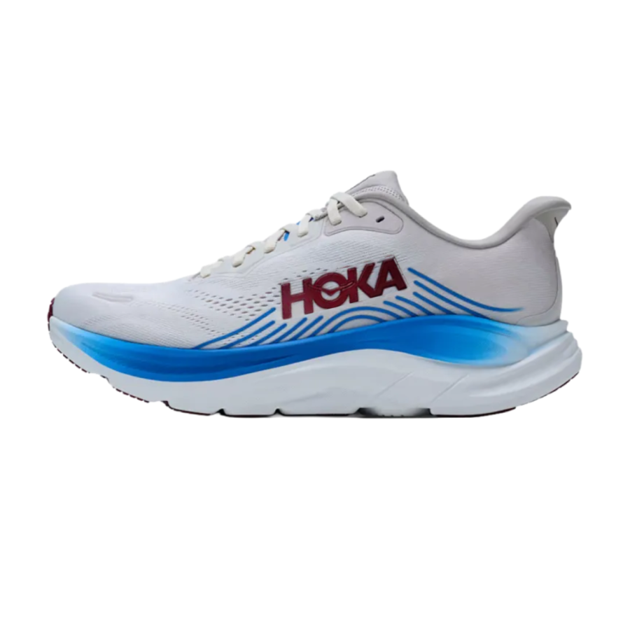 HOKA ONE ONE CLIFTON 11 Running Shoes Men's Low Top White Gray/Blue
