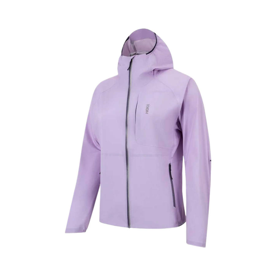 HOKA ONE ONE Jackets Women's Light Lavender Hooded Non Detachable Moderate