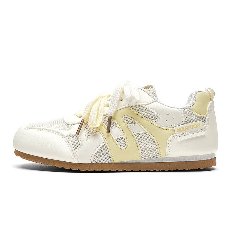 WARRIOR Casual Shoes Women's Low Top Beige Yellow