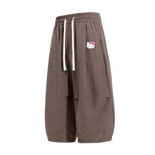 Sanrio Hello Kitty Casual Pants Women's Moderate Lantern Pants