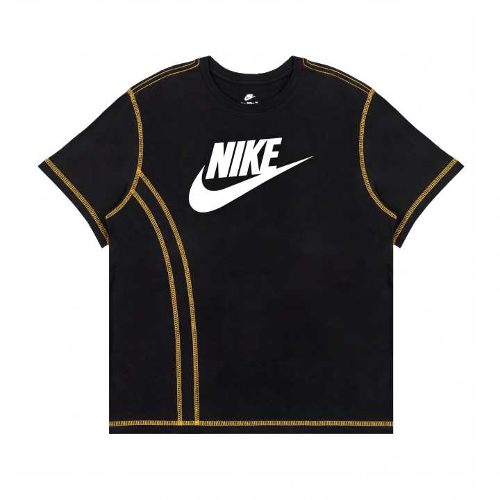 Nike Nike Sportswear T Shirts Unisex Black Crew Neck Thin