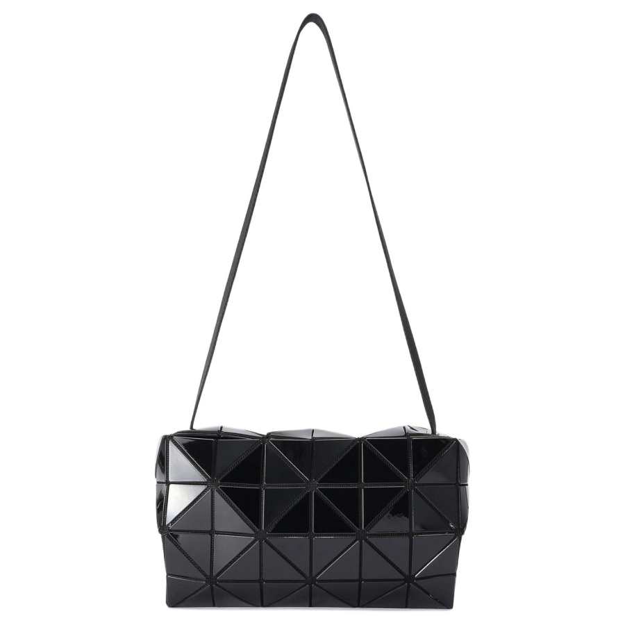ISSEY MIYAKE Nylon Fabric Pillow Bag, Box Bag, Shoulder Bag, Crossbody Bag, Shoulder Bag Women's Black