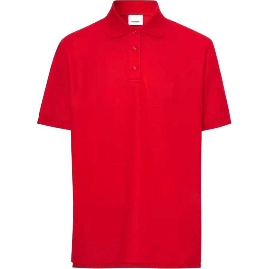 Burberry SS24 Polo Shirt Men's Red