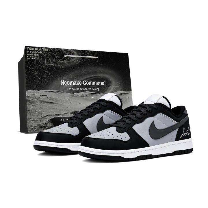 Nike Nike Big Skateboard Shoes Men's Low Top Gray