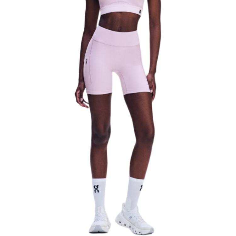 On Sports Shorts Women's Light Pink Moderate