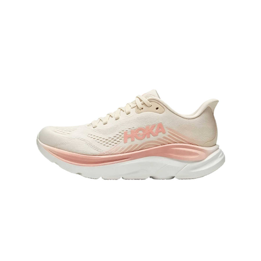 HOKA ONE ONE CLIFTON 11 Running Shoes Women's Low Top Whisper White/Rose Gold