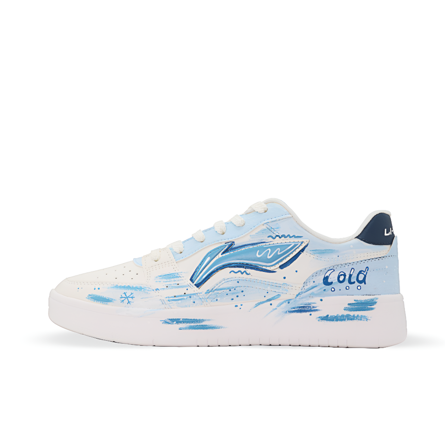 Li-Ning Li Ning Sycee Skateboard Shoes Men's Low Top Blue With White Lettering
