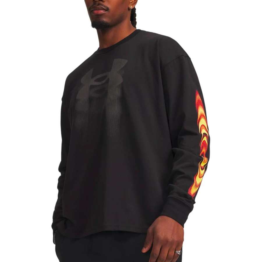 Under Armour T Shirts Men's Deep Black 008 Crew Neck