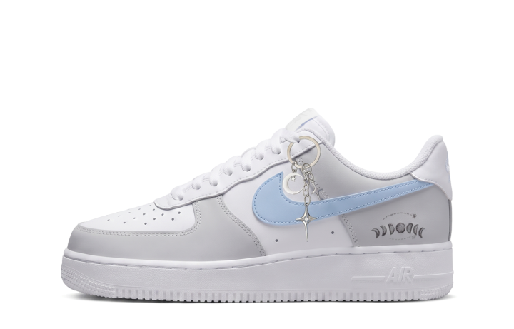 Nike Nike Air Force 1 Skateboard Shoes Unisex Low Top White Silver