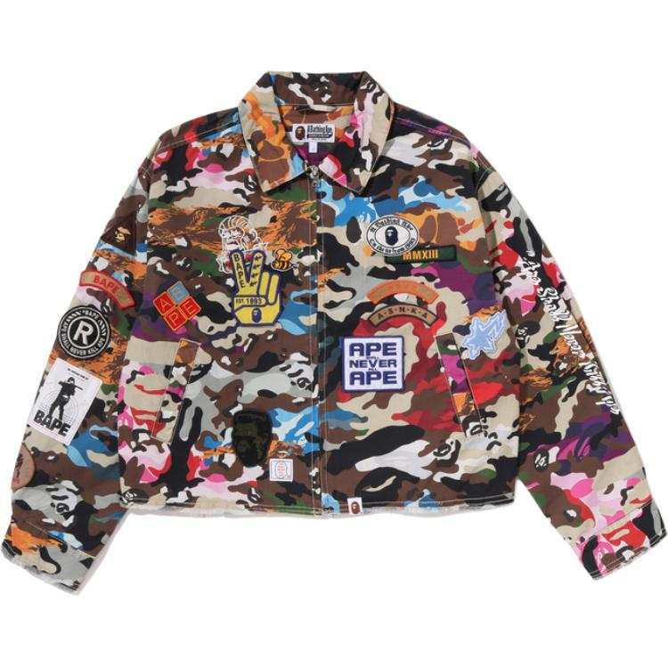 A BATHING APE A BATHING APE Jackets Women's Multicolor Lapel Moderate Other