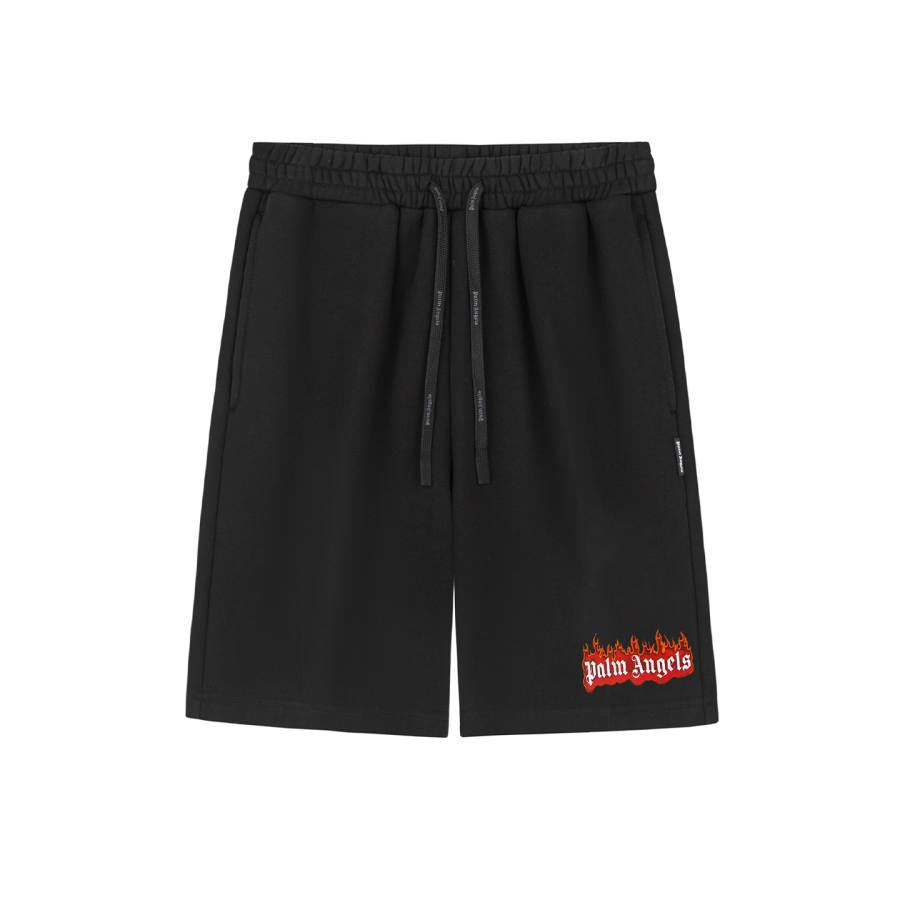 PALM ANGELS Casual Shorts Unisex Moderate Straight Fit Pants