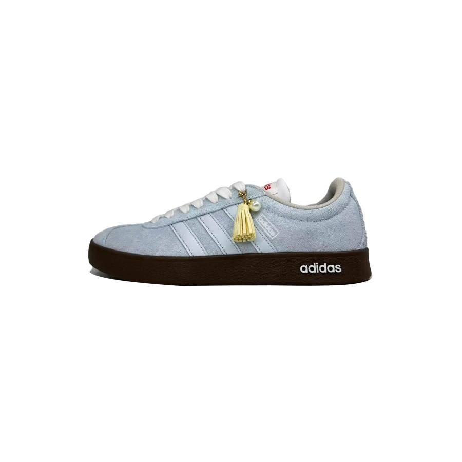 Adidas Neo VL Court 2.0 German Army Trainers Unisex Low Top Light Blue/White