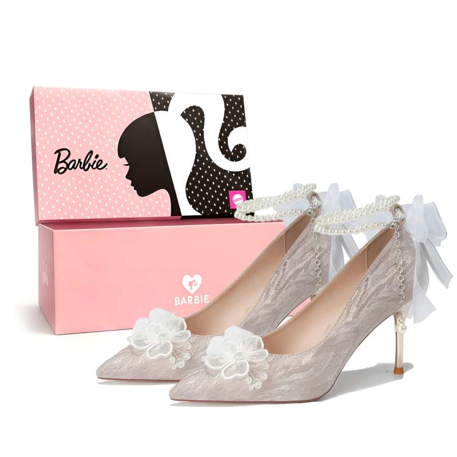 Barbie High Heels Women's Champagne/Silver