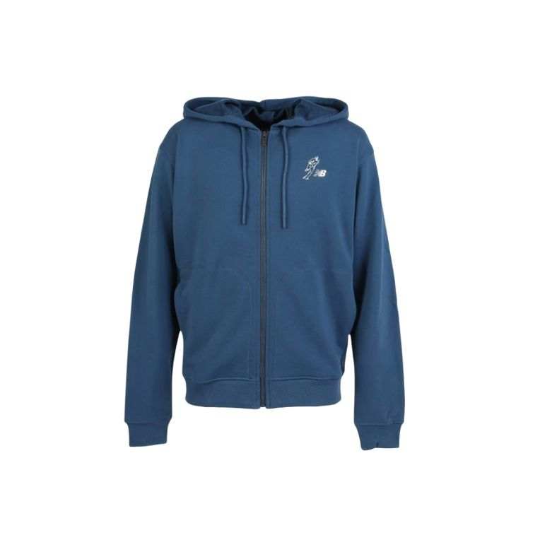 New Balance New Balance Sweatshirts Women's Blue Hooded Non Detachable Moderate