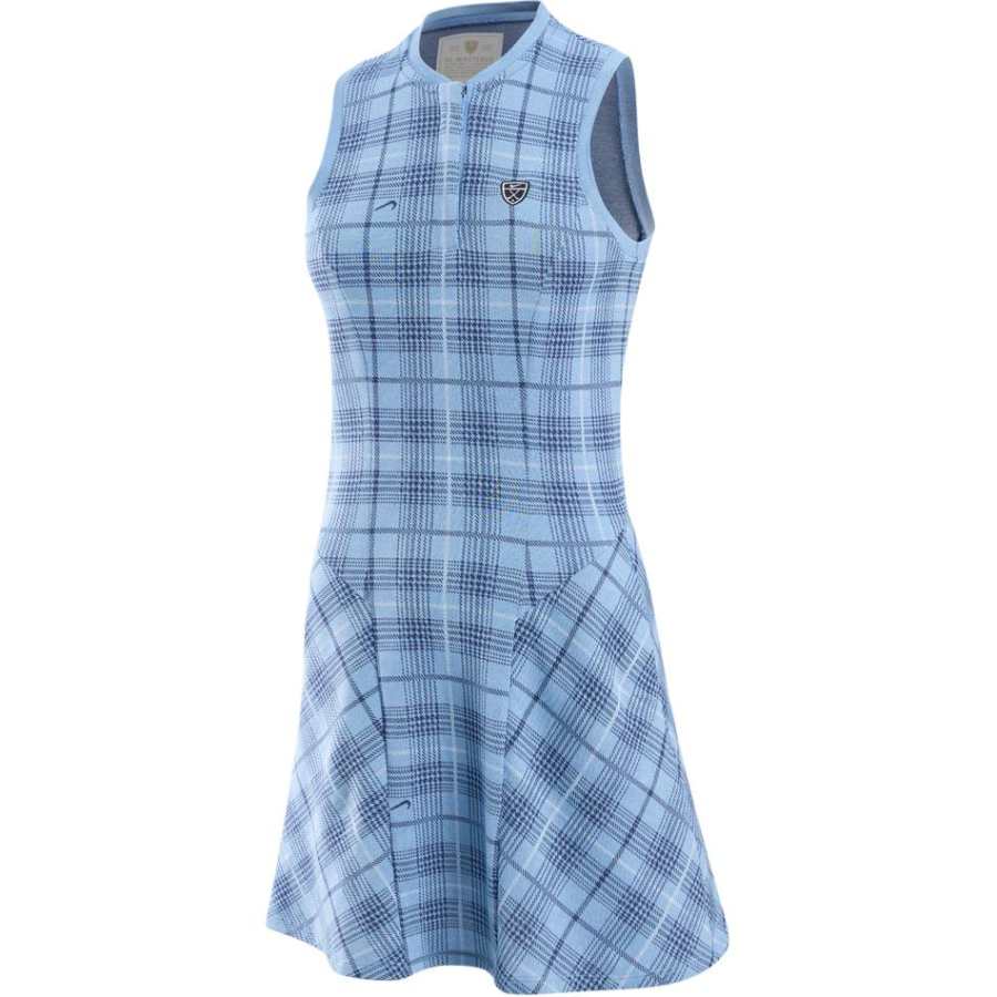 Nike Nike Sleeveless Dresses Women's Blue Moderate Midi Skirt