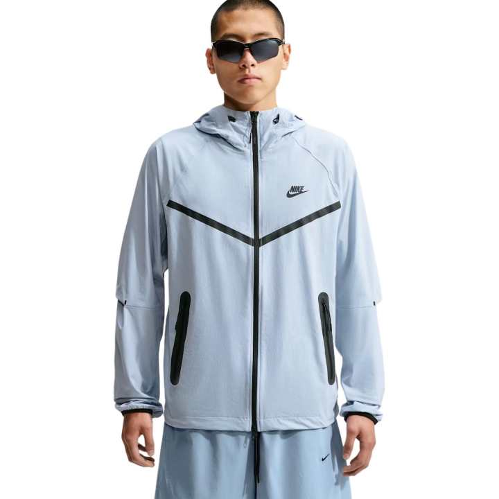 Nike Nike Jackets Men's Light Armory Blue Hooded Non Detachable Moderate