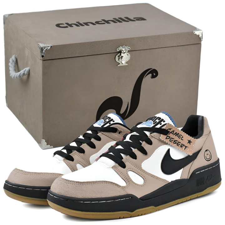 Nike Nike Full Force Skateboard Shoes Men's Low Top Brown, Black