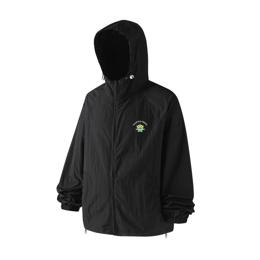 Disney Sun Protection Clothing Unisex Hooded Non Detachable Thin Straight Fit