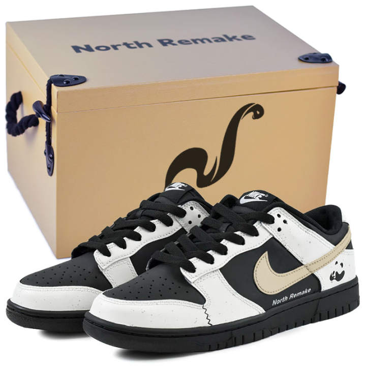 Nike Nike Dunk Skateboard Shoes Men's Low Top Black, White