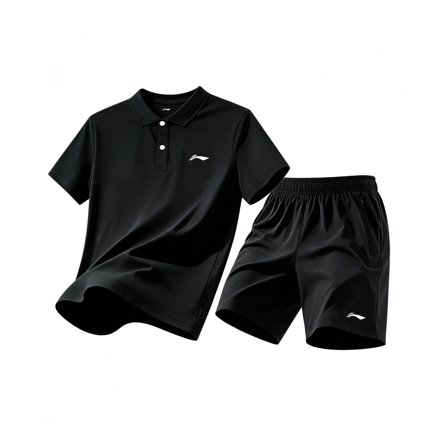Li-Ning Li Ning Casual Sportswear Men's Polo Collar Thin