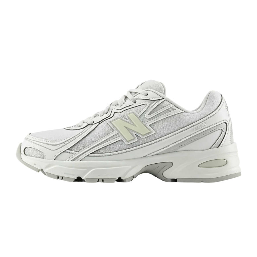 New Balance New Balance NB 740 Running Shoes Unisex Low Top White And Metallic Silver