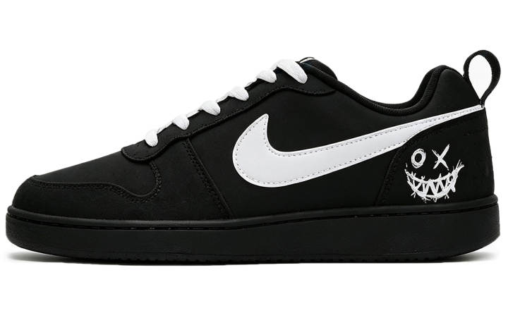 Nike Nike Court Borough Skateboard Shoes Men's Low Top Black, White