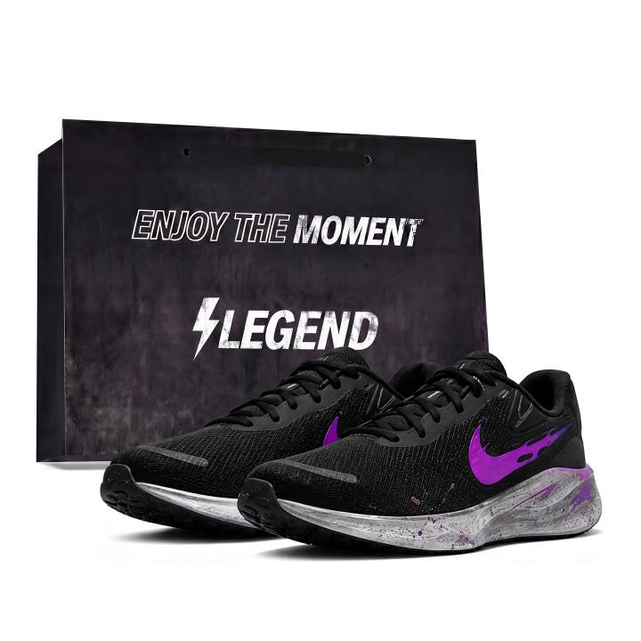 Nike Nike REVOLUTION 7 Running Shoes Unisex Low Top Black/White/Purple