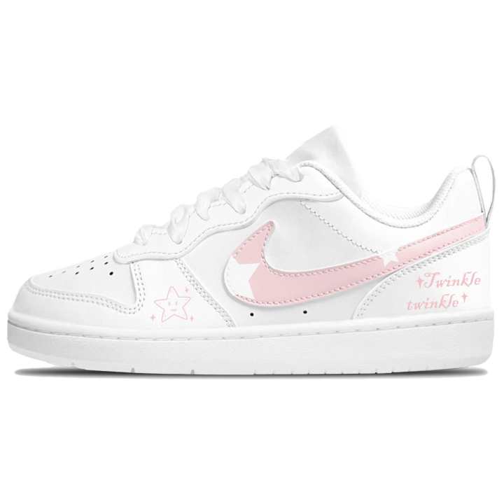 Nike Nike Court Borough 2 Skateboard Shoes Unisex Low Top Pink