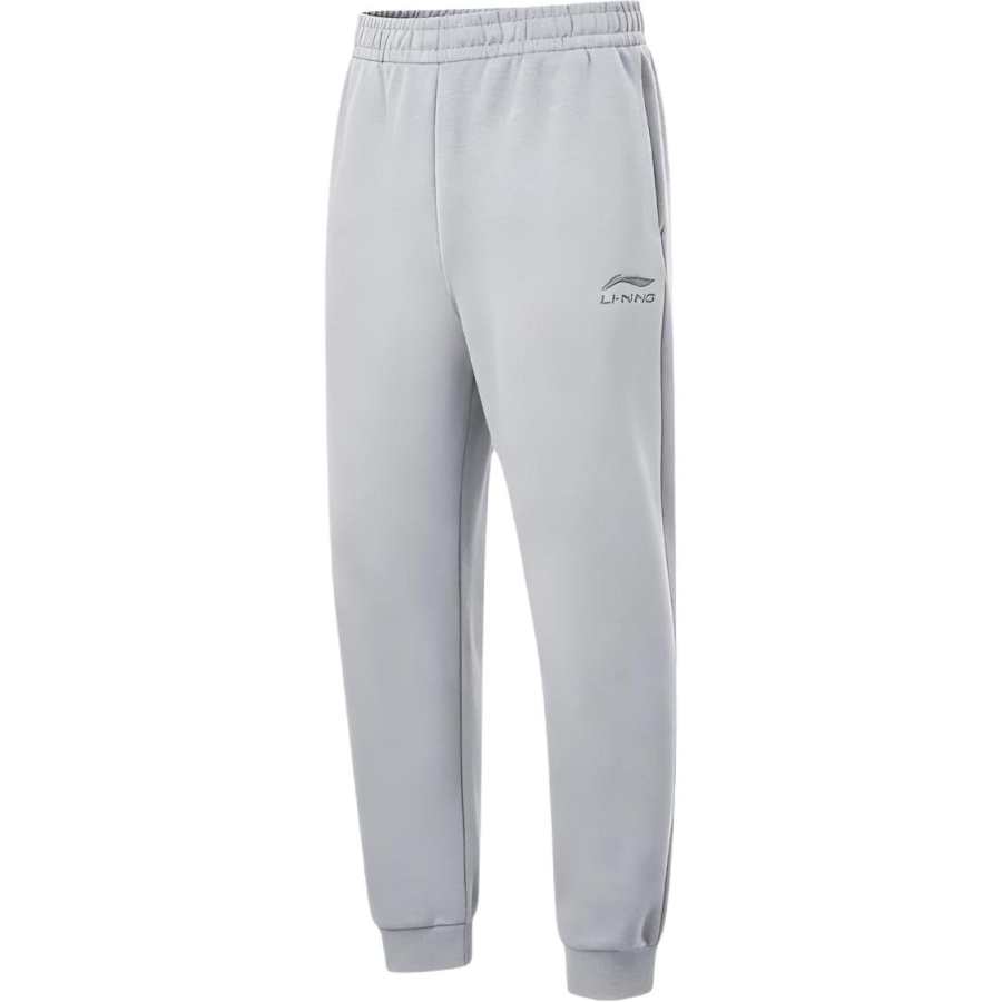 Li-Ning Li Ning Knitted Sweatpants Men's Light Gray Moderate