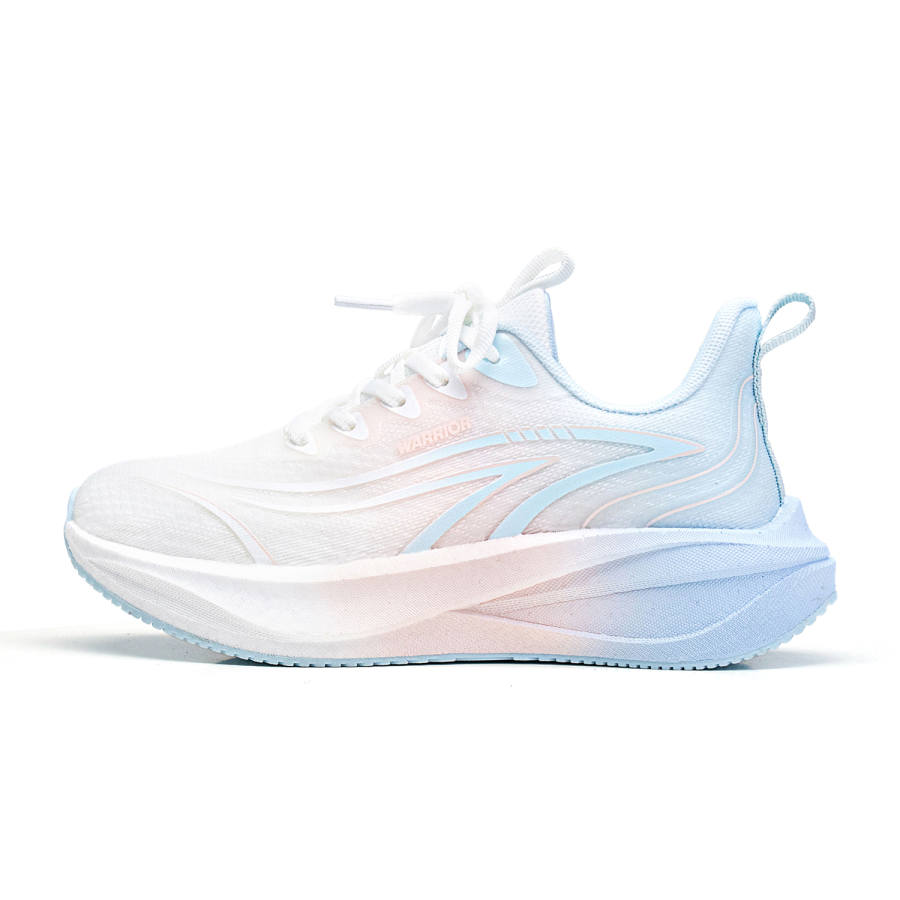WARRIOR Running Shoes Women's Low Top White Blue Pink/White Purple Pink