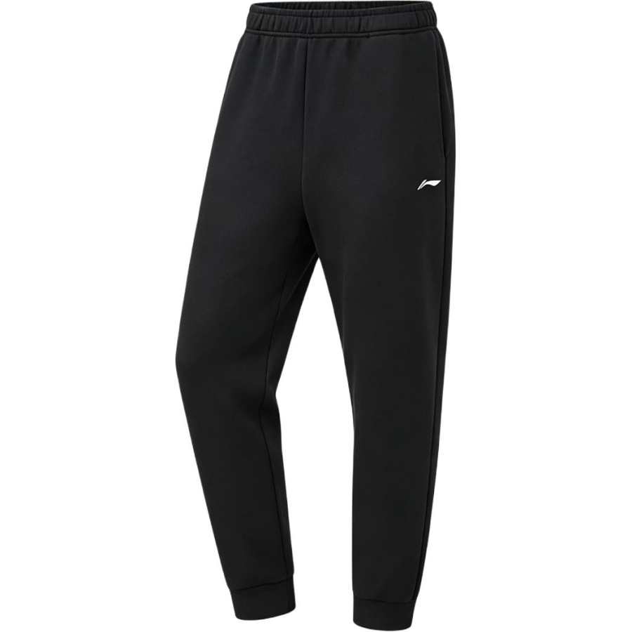 Li-Ning Li Ning Knitted Sweatpants Men's Black Thickened