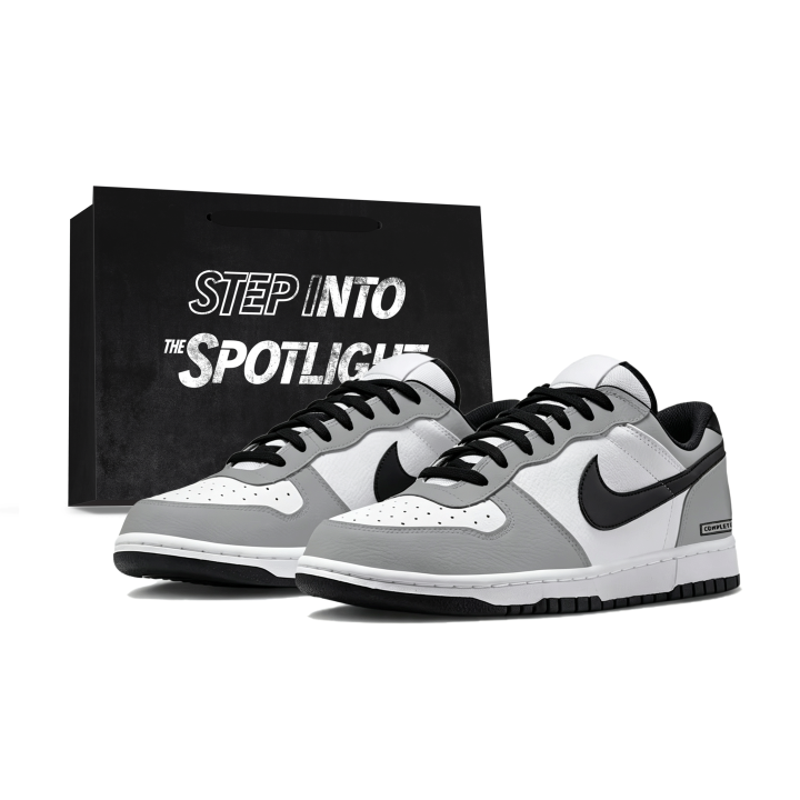 Nike Nike Big Skateboard Shoes Men's Low Top Gray