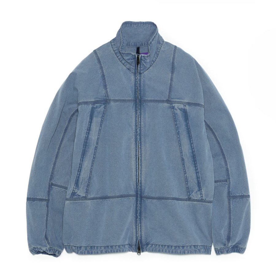 THE NORTH FACE PURPLE LABEL Jackets Unisex Indigo Bleached/IB Stand Collar Moderate