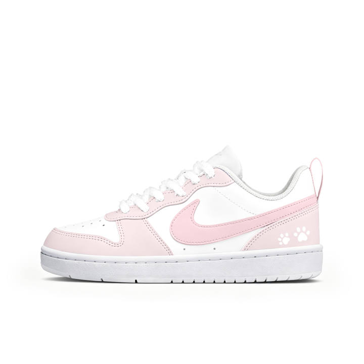 Nike Nike Court Borough Skateboard Shoes Women's Low Top Pink