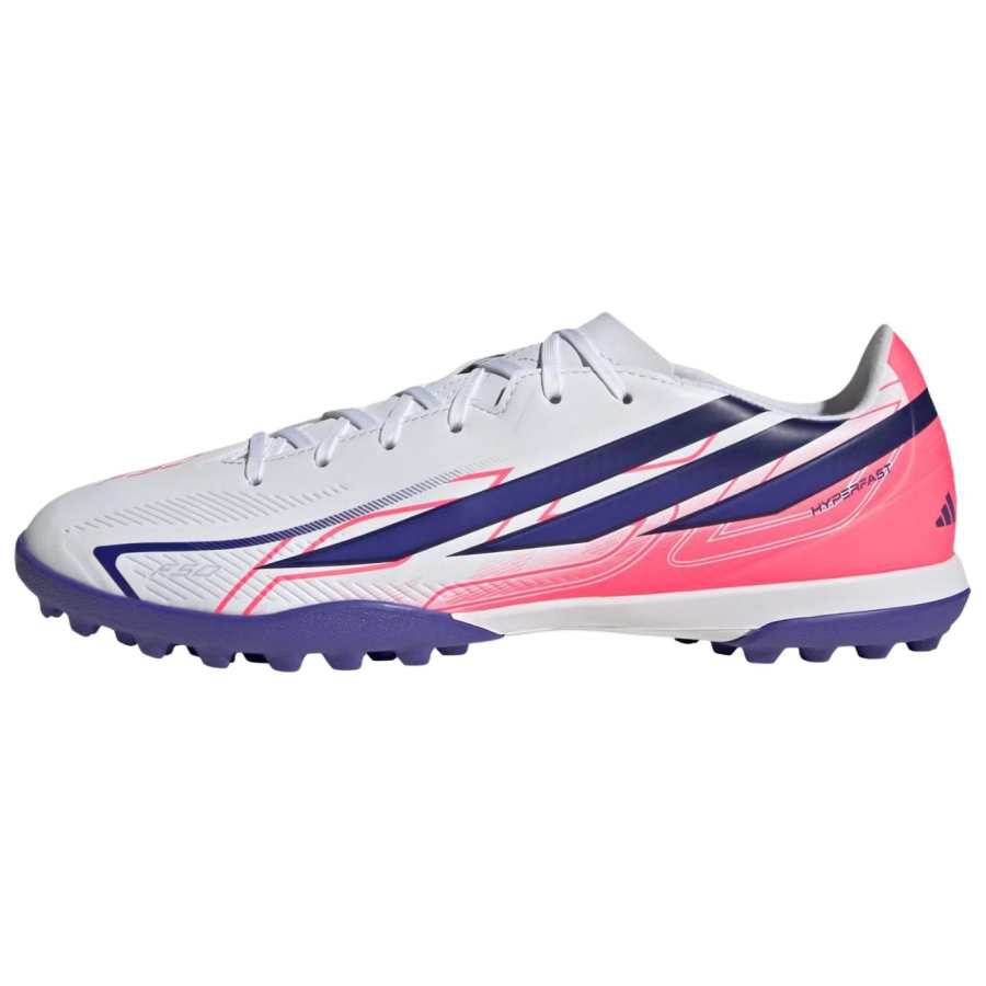 Adidas Adidas F50 Soccer Shoes Unisex Cloud White/Sun Purple/Sun Turbo