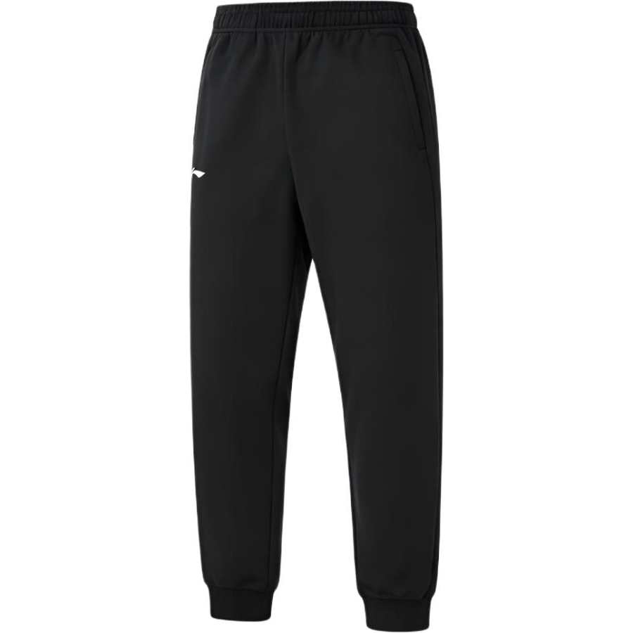 Li-Ning Li Ning Knitted Sweatpants Men's Black Moderate Cuffed Pants
