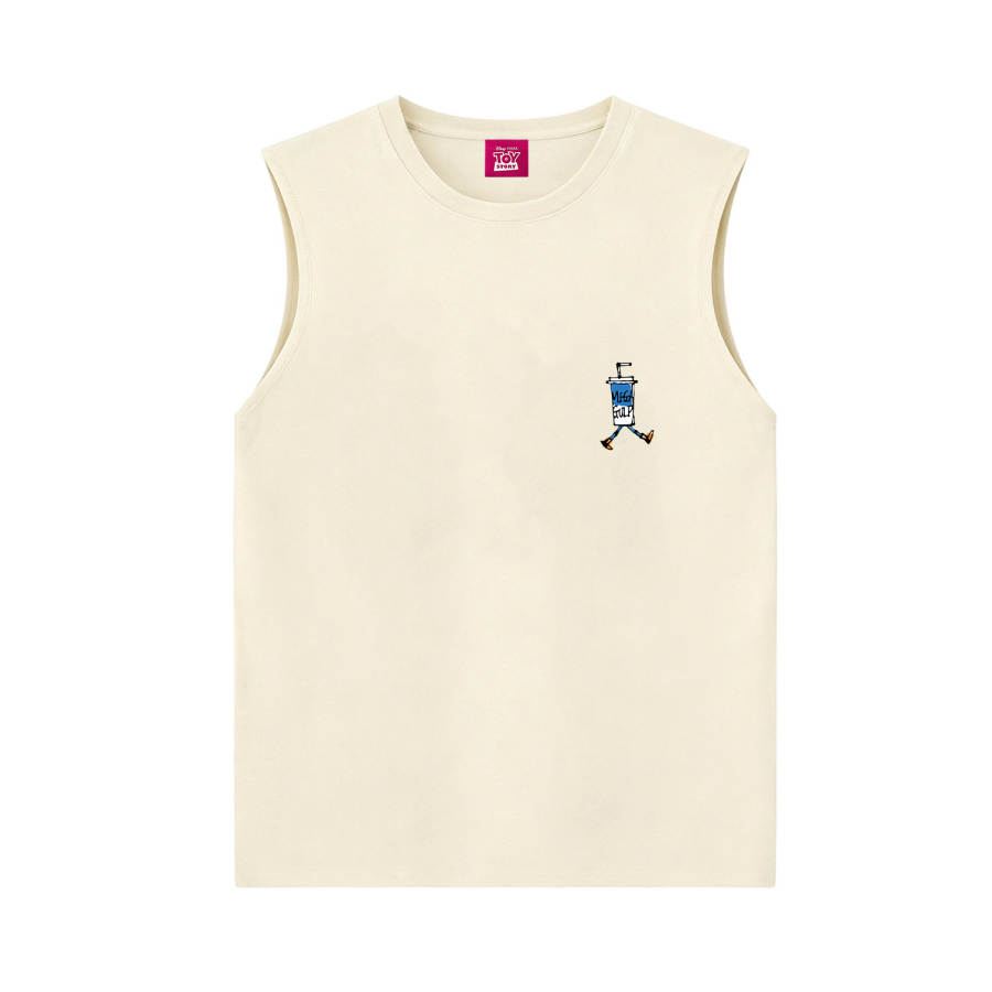 Disney Tank Tops Unisex Crew Neck Thin Sleeveless