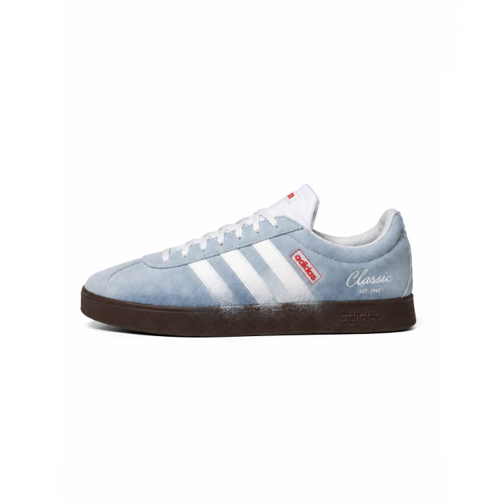 Adidas Adidas VL Court German Army Trainers Unisex Low Top Blue