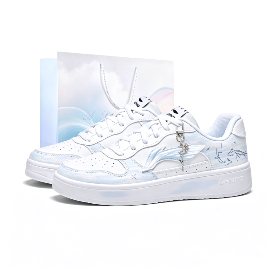 Li-Ning Li Ning Floating Boat Skateboard Shoes Men's Low Top Gray
