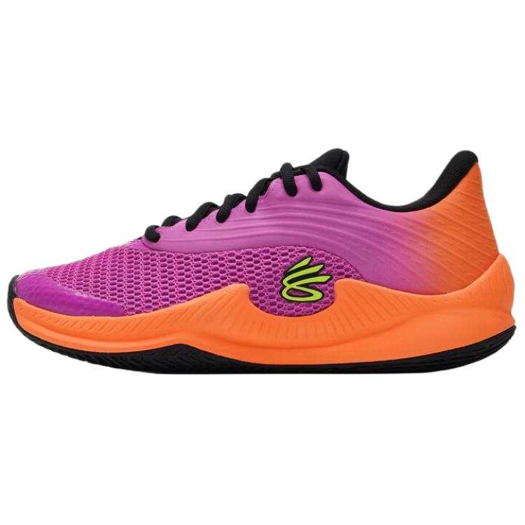 Under Armour Curry Splash 26 Basketball Shoes Unisex Low Top Purple Orange