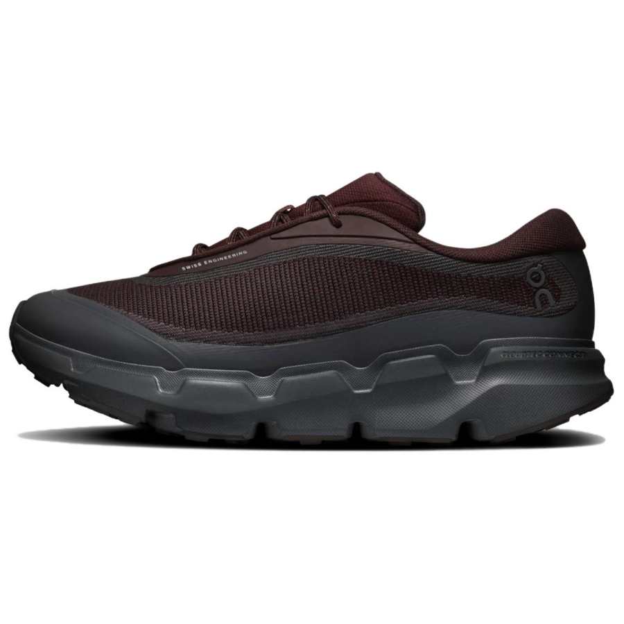 On On Cloudsoma Trail Running Shoes Men's Scarlet | Eclipse Black