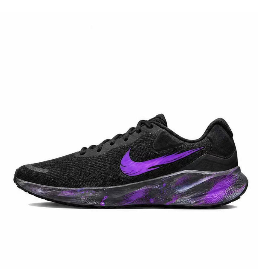 Nike Nike REVOLUTION 7 Running Shoes Unisex Low Top Black/White/Purple