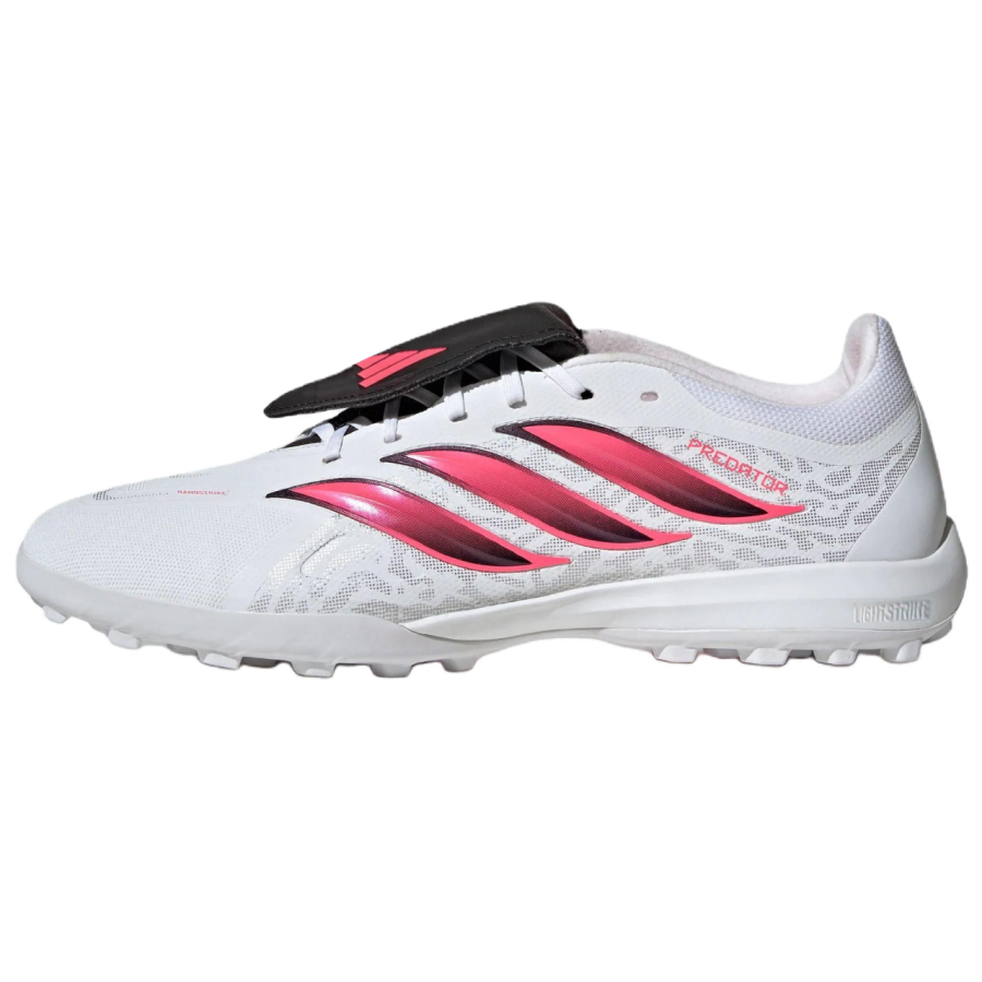Adidas Adidas PREDATOR LEAGUE Soccer Shoes Unisex Low Top White/Swirl Neon Red/Black