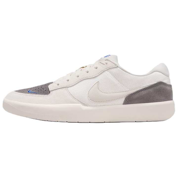 Nike Nike SB Force 58 Skateboard Shoes Men's Low Top Phantom Gray/Pencil Tip/Royal Blue/Light Mineral Wood Brown