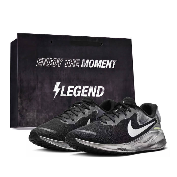Nike Nike REVOLUTION 7 Running Shoes Unisex Low Top Black/White/Silver