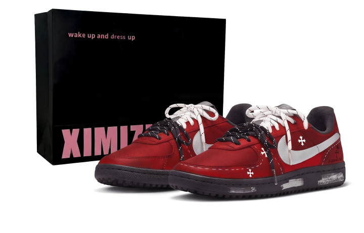Nike Nike Field General '82 Skateboard Shoes Women's Low Top Black/Red/White