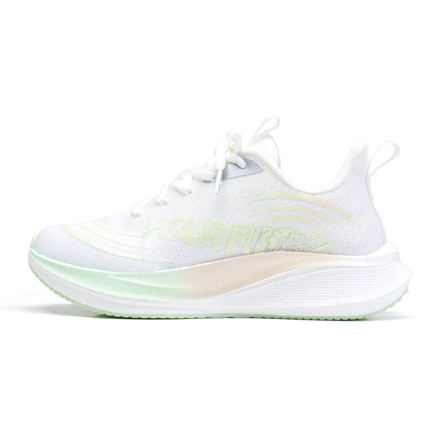 WARRIOR Running Shoes Women's Low Top White Blue Pink/Light Pink Rose